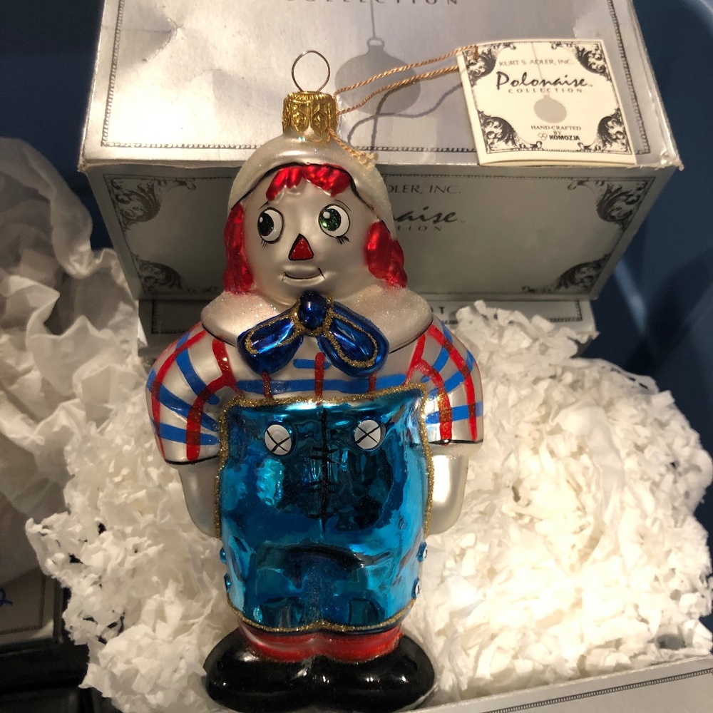 Polonaise Collection Raggedy Andy Ornament